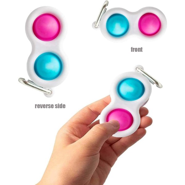 Simple Dimple Toy, Håndholdt Mini Fidget Toy, Sensorisk aflastning