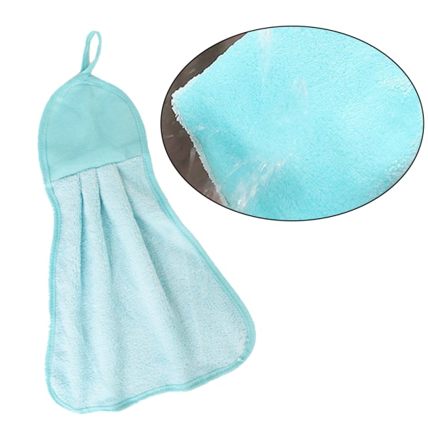 Enfärgad köksduk handduk stark absorberande disktrasa blue