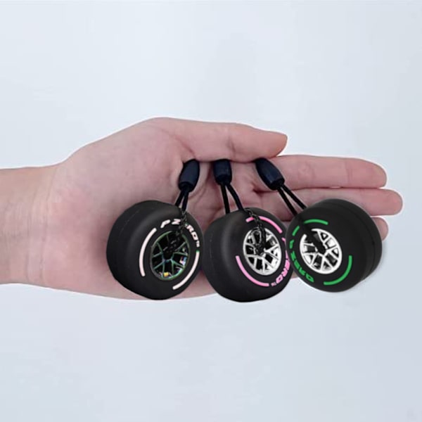 Racer dæk nøglering, mini sød dæk nøglering