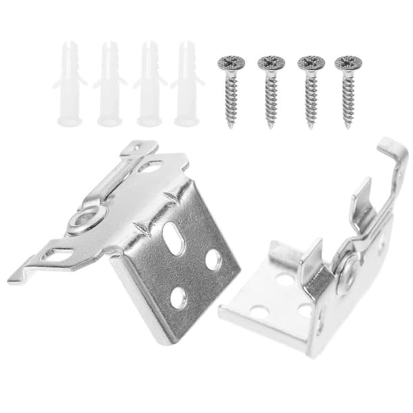 Gardinskena monteringsfäste rullgardin hårdvara 4 set aluminium