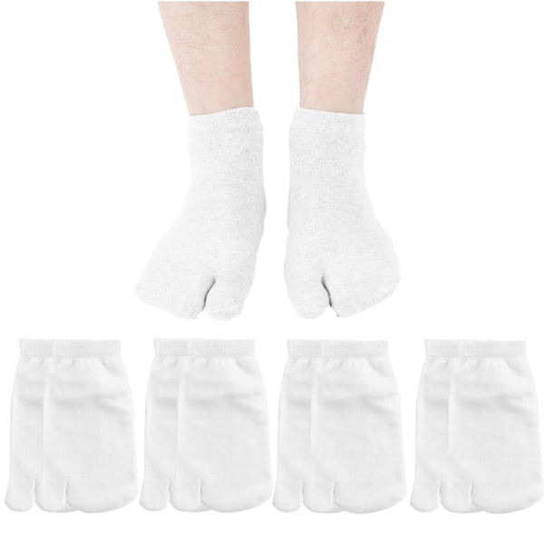 4 paria miesten sukkia Lyhyet putki kaksisormeiset sukat