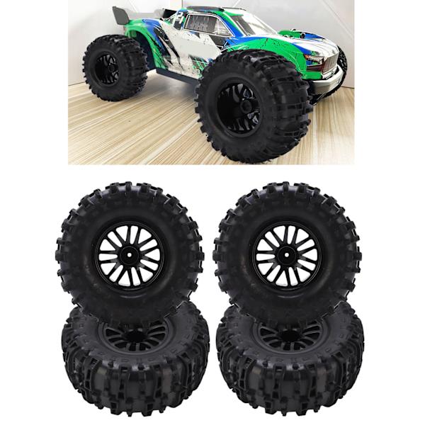 4 kpl RC-auton 155 mm renkaat ja vanteet sarja sienellä sisäkkeet vesilinjat 1/8 1/10 Short Course Truck
