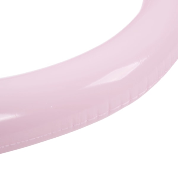 Hjerteformet svømmecirkel 120cm tyk rivefast PVC-materiale oppustelige pool flyderinge til poolparty strande pink