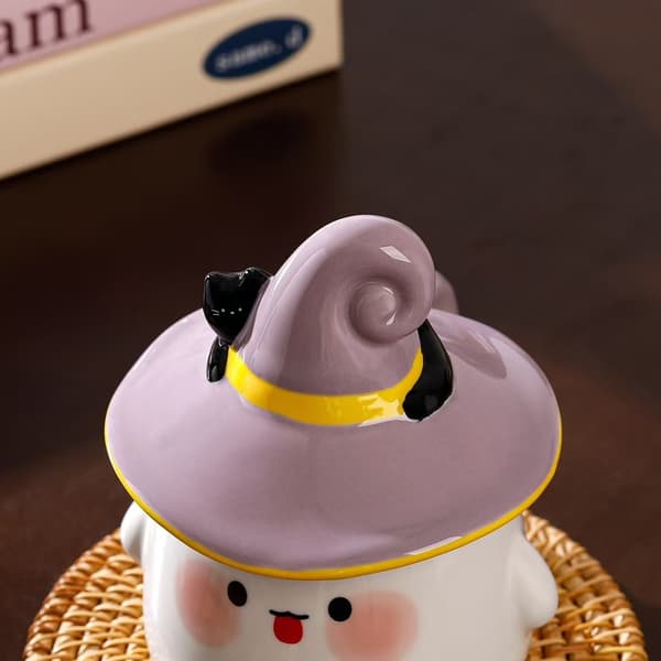 Healing Ghost Mugg Hög Skönhet Keramisk Vattenkopp Kontorskaffekopp Handhållen Presentförpackning