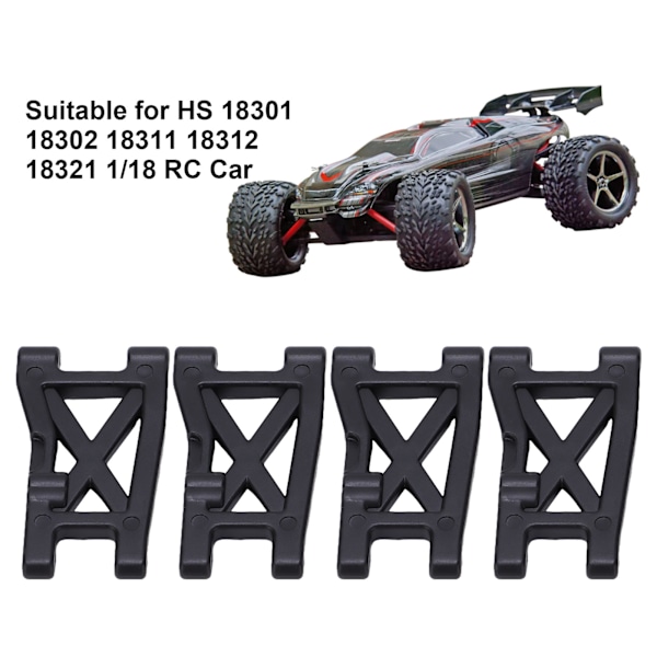 4 st fjädrande armar i plast till HS 18301 18302 18311 18312 18321 1/18 RC-bil