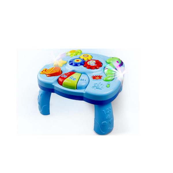 Learning fun play table, educational toy with lights and songs, baby toy from 6 months, activity center baby Christmas