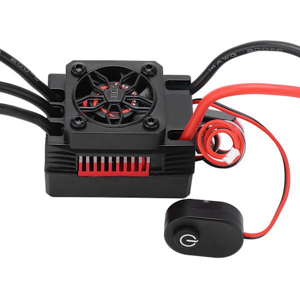 V2 80A Børsteløs ESC Vandafvisende Hastighedsregulator med XT60 til T-stik til 1/10 RC-model