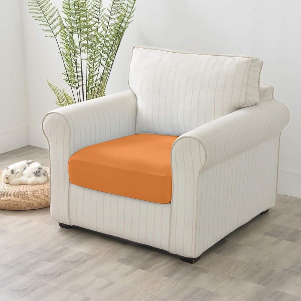 Stretch hem hotell Silver sammet supersoft soffa kuddfodral soffa hatt soffa dammskydd tyg orange