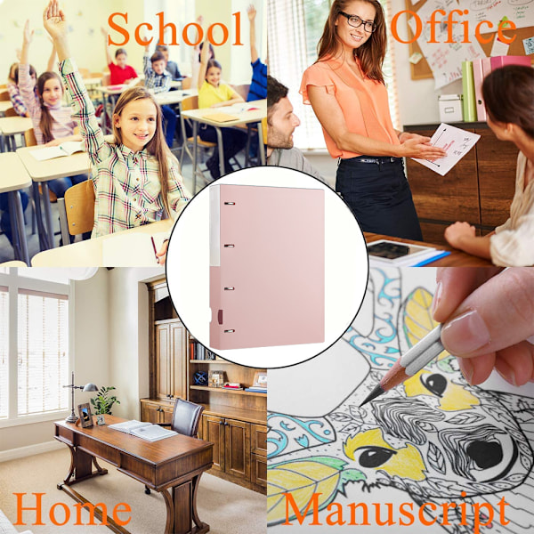Ringpärm A4 smal 4 ringar för kontorsmaterial skolmaterial
