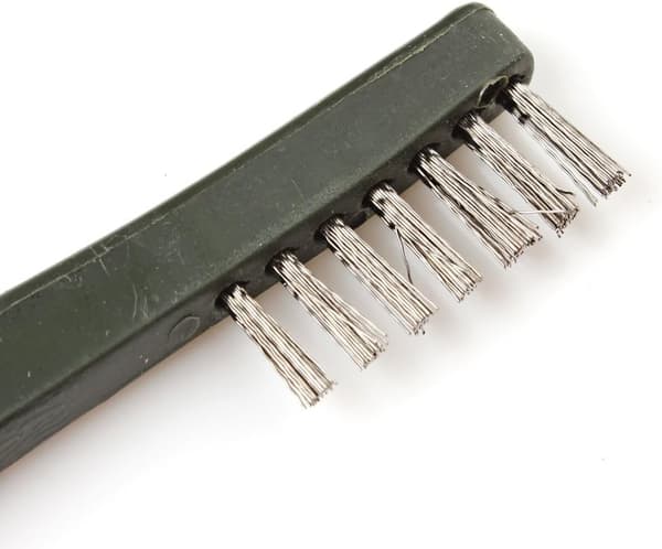 Rustfri stål nylon messingbørste, rengøringssæt til ubehandlede metaldele til maskiner, 3 stk.