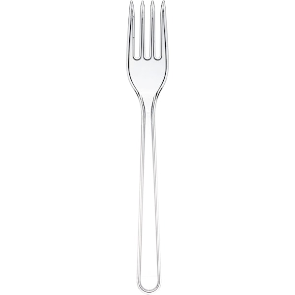 Kraftig Polystyren Kristallklar Design Fullängds Bestick För Födelsedagsfester Grillar Bröllop Camping Stora Familjemiddagar Utomhus