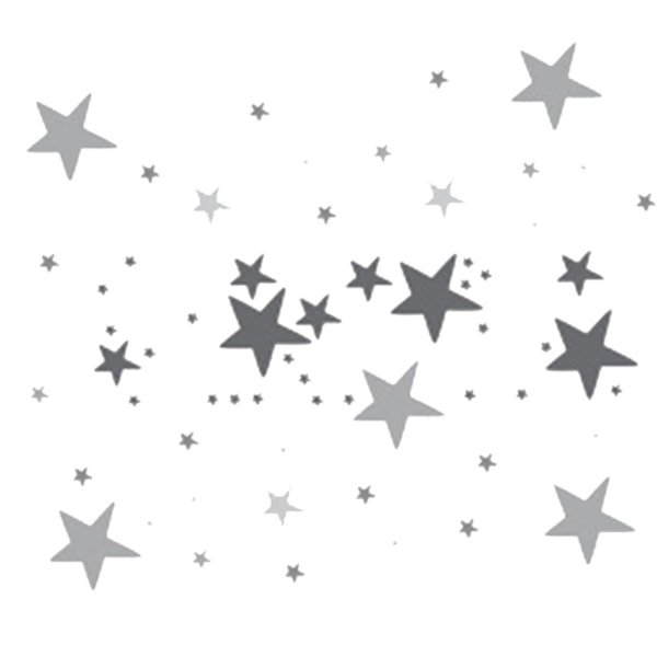 Stjärnor Väggdekaler Väggklistermärken Avtagbar Heminredning Lätt