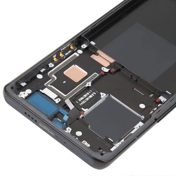 Original LCD-ramme frontdeksel for Xiaomi 12S Ultra Black