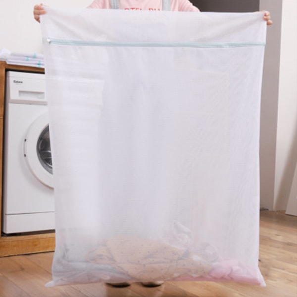 2 kpl pyykkipussi pesukoneen uudelleenkäytettävälle mesh