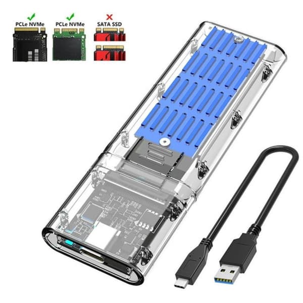 Langgg M.2 til USB 3.0 SSD Adapter harddisk Læser Adapter M.2 SATA til USB Kabinet Boks Konverter kabinet disk adapter harddisk HDD Boks SSD Case