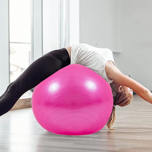 Yoga Ball Stol med Quick Pump, Stabilitet Fitness Ball för