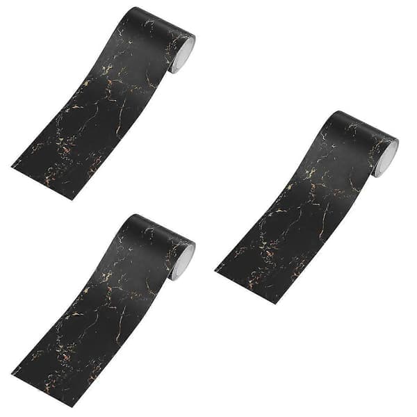 Midjelist-dekal för kök, vattentät och självhäftande, 3-pack