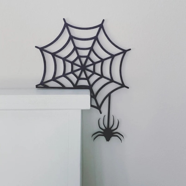 Intrikat Design Metall Halloween Dekoration, Stilfull Dörrdekoration Med Spöklik Atmosfärförhöjare, Lättinstallerad Hållbar Metallkonst För Unisex