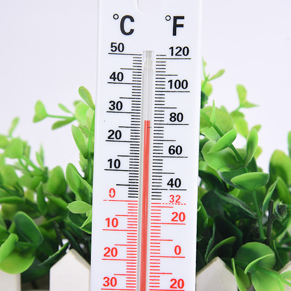 Termometer för inomhus- och utomhusbruk analog med Celsius Fahrenheit