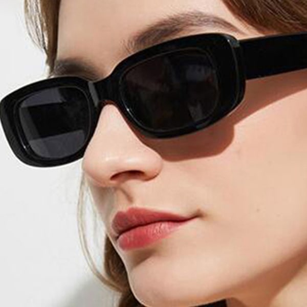 rektangulære solbriller til kvinder retro mode solbriller