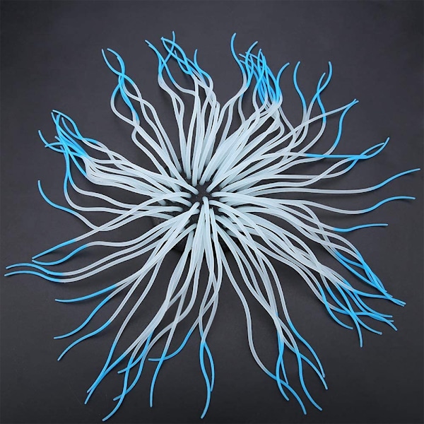 Akvariedekoration Glødende Kunstig Søanemone, til Akvarium
