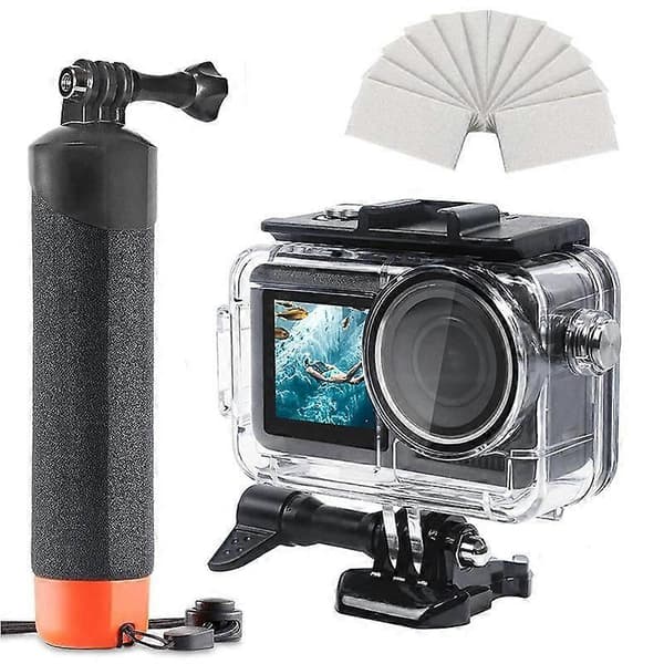 Vanntett dykkerhus med flytestang for DJI Action 5 Pro/4/3