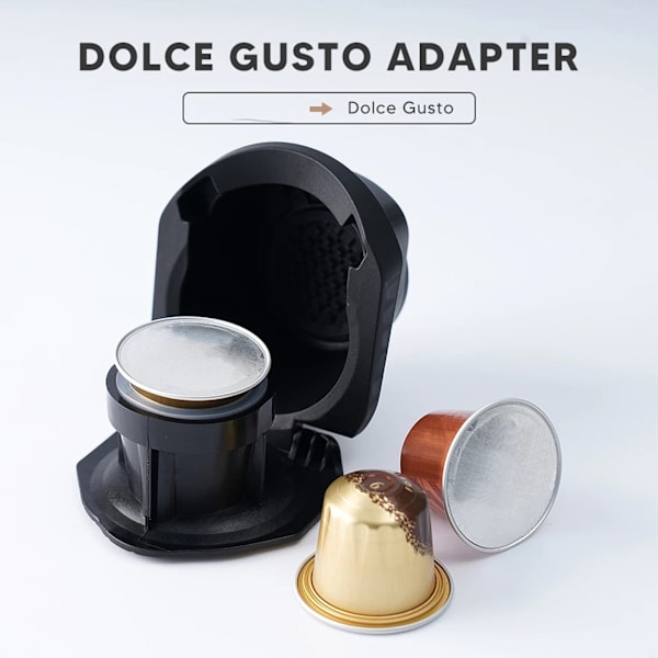 Kahvikapselin suodatin Uudelleenkäytettävä kapselikuppi Kahvinkeittimen lisävarusteet Nescafe Dolce Gusto -pidikkeelle Muunnin