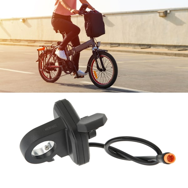 Thumb Throttle Universal Replacement Waterproof Connector Thumb Trigger Throttle for Electric Bike Scooter Left Hand