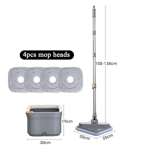 Mop-Lattia Mop-Lattia Laiska Ihminen Kädet Vapaat Mop-Lattia Artefakti Puhdas Likainen Erotus Automaattinen Kiertävä Mop-Lattia Litteä Mop-Lattia Puhdas Mop-Lattia