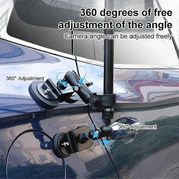 Magnetisk bas med krabbklämma för GoPro