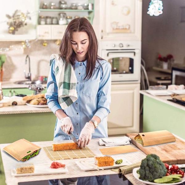 20 stk. Non-Stick Toasterposer Genanvendelige Glutenfri FDA-godkendte Toastabags til Kager Pizza Skiver Grillet Ostesmørrebrød Kyllingenuggets &
