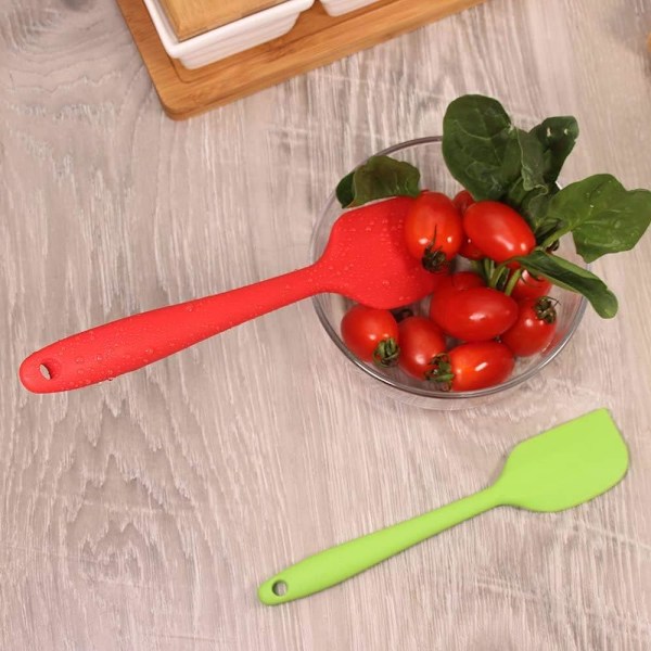 Professionellt kockval, livsmedelsgodkänd silikonspatelset med rostfritt stålkärna, non-stick kokkärl, lätt att rengöra, sömlös design, mångsidiga redskap