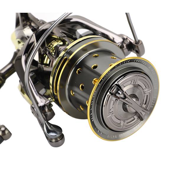GX All Metal High Strength Guide Rod Structure Anti‑Seawater Spinning Fishing Reel for Long Shooting(GX10000 )