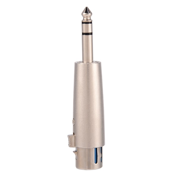 4 st 3-stifts XLR-hona till stereo 6,35 mm 1/4\" plugg ljudmikrofonadapterkontakt