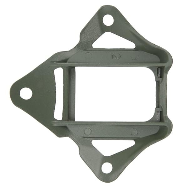 Hjelm 3 Hull Shroud Aluminiumlegering Slitasjebestandig God Bæreevne Montering Shroud for AF Grønn