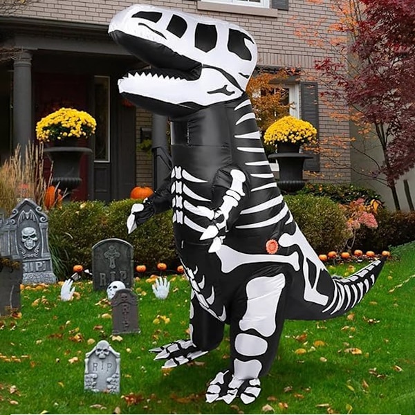 Tyrannosaurus Rex Sjov Halloween Dinosaur Oppustelig Dragt Ride Dinosaur Muskel Dinosaur Oppustelig Dragt