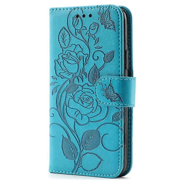 Rose Butterfly PU-deksel for Honor Magic7 Lite / X9c Blue For Honor Magic7 Lite / X9c