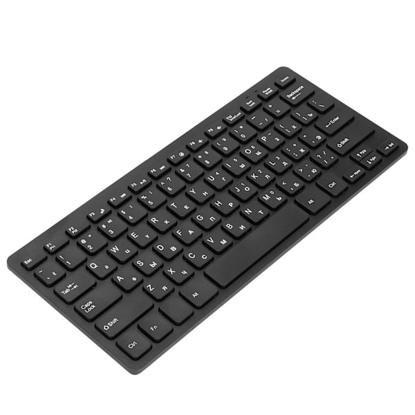 Ergonomisk design för dator tangentbord, ultratunn mini hållbar kabelansluten 78 tangenter mekaniskt tangentbord för PC bärbara datorer (ryska)