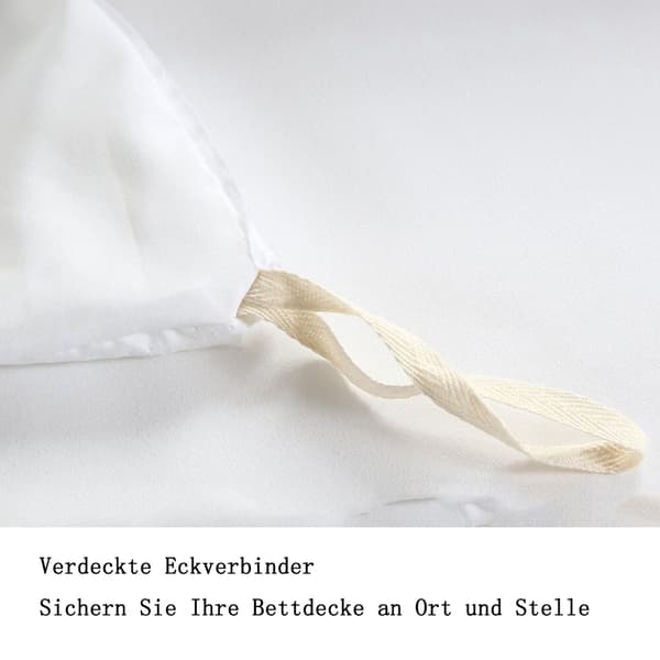Påslakanset Queen, Innovativ Mikrofiberprocess Lättskött, Supermjukt Mikrofiber Täcke Set för Sovrum Gästrum, 3-Delars Multipurpose