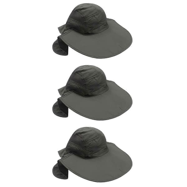 Fiskehatt solskyddshatt designad för utomhusaktiviteter 3-pack