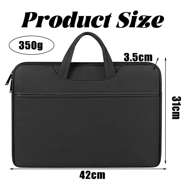 Bærbar Laptopveske 13,3 Tommer 15,4 Tommer 15,6 Tommer Mote Notebook