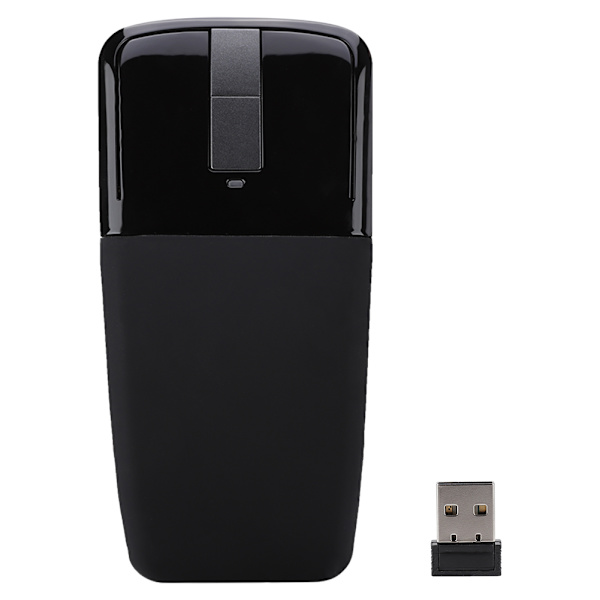 Trådløs Arc Mouse Touch Tynd Bærbar Foldbar Optisk Mus Modtager
