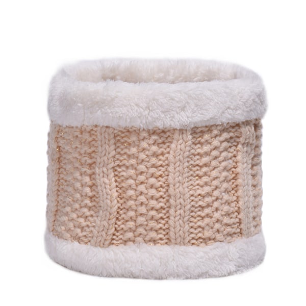 Trendy varm strikket hue med fleeceforing - efterår/vinter - eksklusivt design