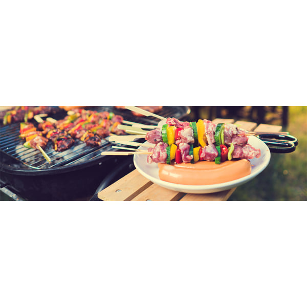 Grillspett i rostfritt stål, 30 cm långa – Grilltillbehör för grillning, mångsidiga