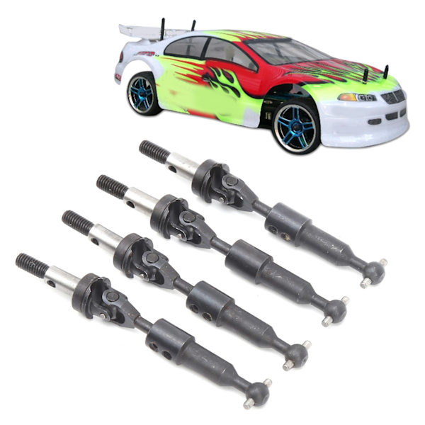 4 st RC stål justerbar CVD Universal Drive Shaft Transmission Axle för HSP 94123/94103