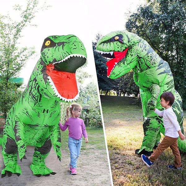 Tyrannosaurus Rex Rolig Halloween Dinosaur Uppblåsbar Dräkt Ridande Dinosaur Muskel Dinosaur Uppblåsbar Dräkt