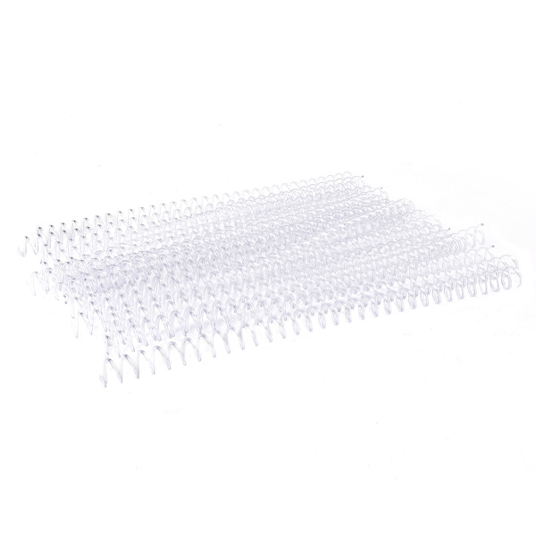 20 stk. 30 hulløs plastspiralring til A4-papir 13 mm transparent