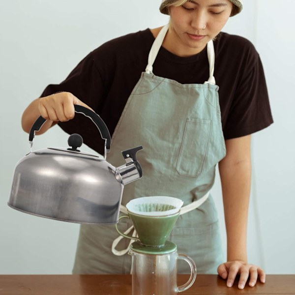 Fløjtende kedel te kedel rustfrit stål kaffekande 3 liter