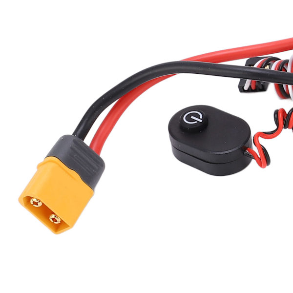 V2 80A Børsteløs ESC Vandafvisende Hastighedsregulator med XT60 til T-stik til 1/10 RC-model
