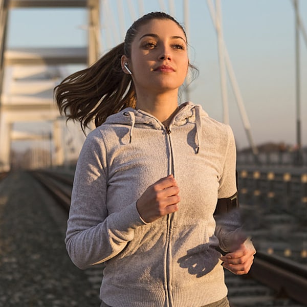 Bluetooth-hörlurar Sport, trådlösa brusreducerande hörlurar i örat